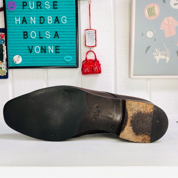 Prada Saffiano Mens Derby Oxford Luxury Leather Brown Lace Ups Size 9.5 - Picture 14 of 15